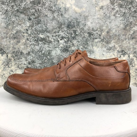 GH Bass & Co Men's Size 13M Sussex Cognac Brown Leather Lace-Up Oxford Shoes - Picture 5 of 14